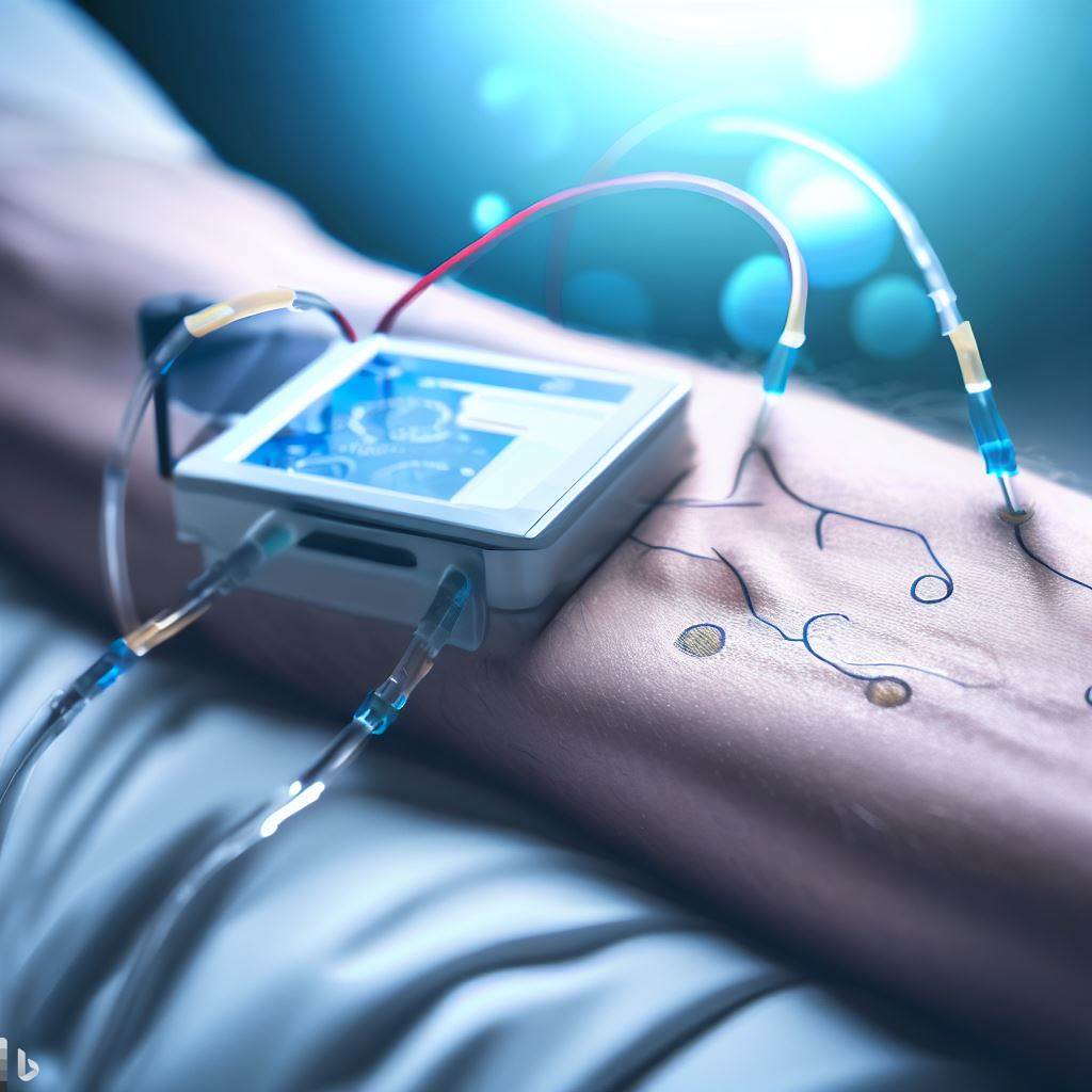 Some possible benefits of this device are:

- It could provide **continuous** and **unobtrusive** monitoring of vital signs and blood parameters for patients on dialysis¹².
- It could help to **individualize** treatments and improve patient outcomes by adjusting the dialysis fluid and duration according to the patient's needs¹².
- It could reduce the risk of **infections**, **clotting** and **inflammation** associated with conventional dialysis catheters³.
- It could enable patients to perform dialysis at **home** or on the **go**, improving their quality of life and reducing health-care costs²³.
- It could provide **real-time feedback** and **remote guidance** to patients and clinicians through a smartphone app⁴⁵.

Source: Conversation with Bing, 5/18/2023
(1) Smart sensors for real-time monitoring of patients on dialysis. https://www.nature.com/articles/s41581-020-0287-4.
(2) How artificial kidneys and miniaturized dialysis could save millions of .... https://www.nature.com/articles/d41586-020-00671-8.
(3) How an Implantable Dialysis Device May Extend Life for People with .... https://www.nationalacademies.org/news/2020/10/how-an-implantable-dialysis-device-may-extend-life-for-people-with-kidney-failure.
(4) How Does a Dialysis Machine Work? - DaVita. https://www.davita.com/treatment-services/dialysis/in-center-hemodialysis/how-does-a-dialysis-machine-work.
(5) Using a Home Test Kit and Smartphone to Test for Kidney Disease. https://www.kidney.org/news/using-home-test-kit-and-smartphone-to-test-kidney-disease.