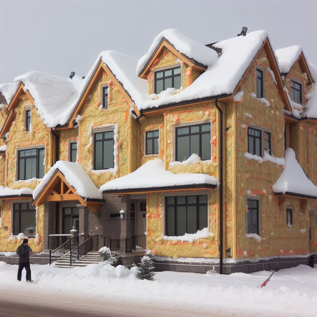 dynamic insulation on residential building in canada